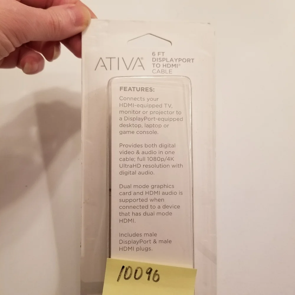 ✅NIB Ativa Displayport to HDMI 6 ft cable
